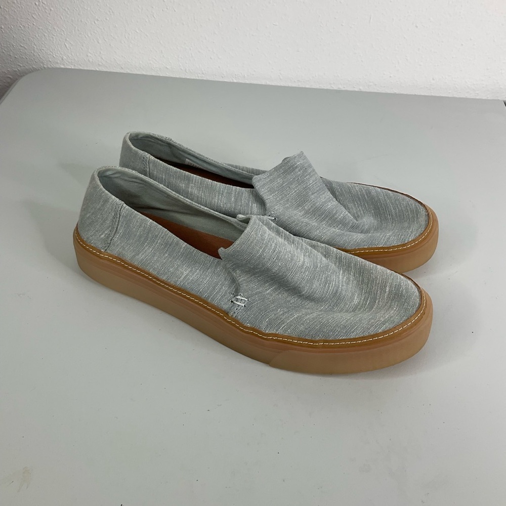 Toms Women’s Gray Slip On Shoes Size‎ 11